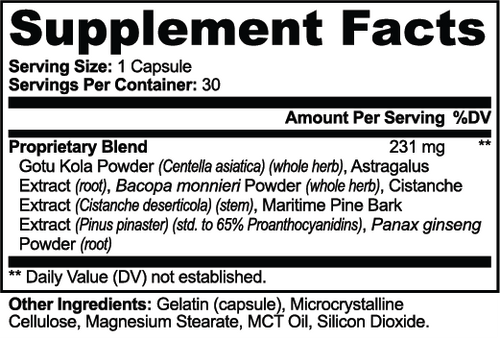 Vault8 Gotu Kola & Bacopa Clarity Complex